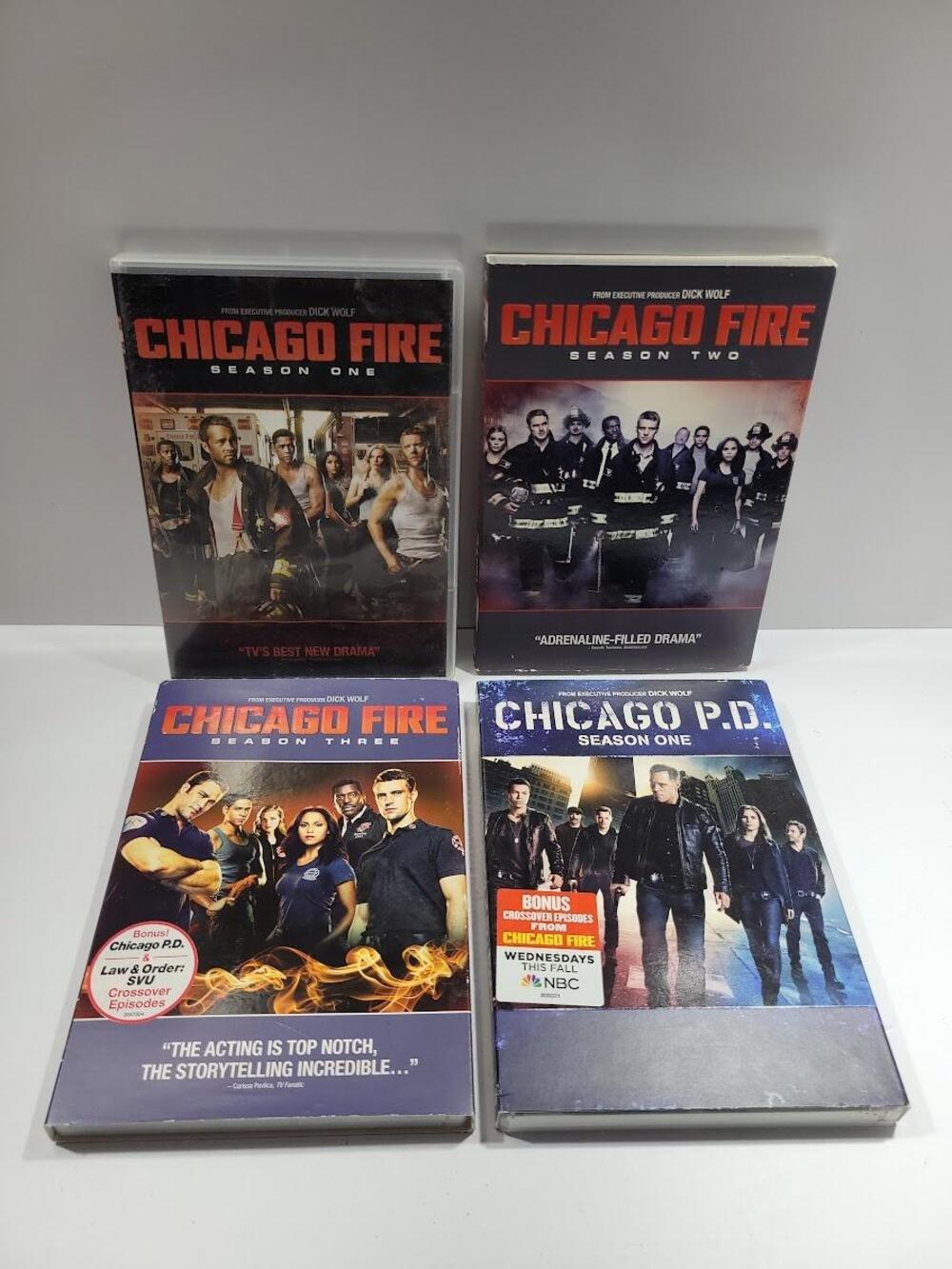 Chicago Fire Seasons 1-3 DVD Set Chicago PD Season 1 Crime Drama NBC TV Series